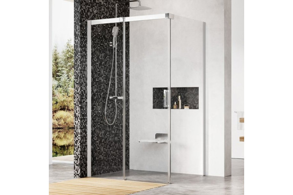 Душевой уголок Ravak MSDPS 120х80 L Transparent, профиль хром, прямоугольный, двери раздвижные