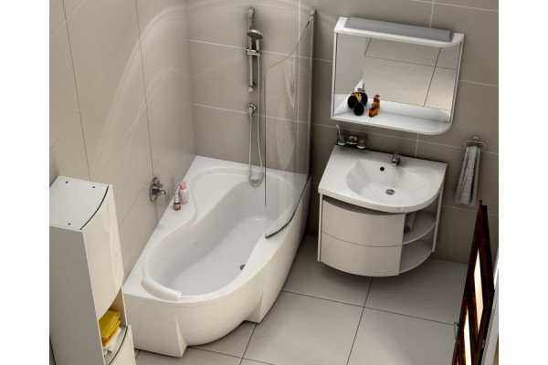 Смеситель Ravak Rosa RS 065.00 для ванны с душем, однорычажный, хром