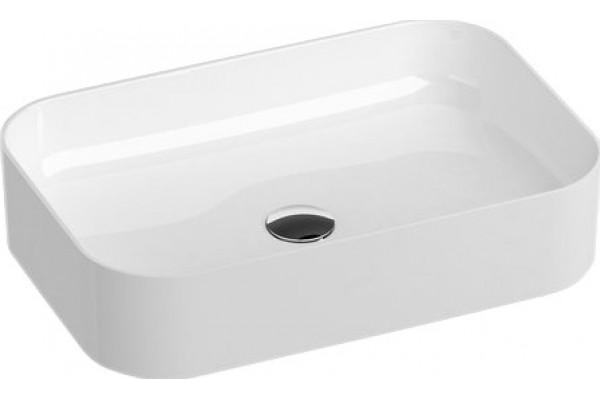 Раковина Ravak Ceramic 550 R Slim прямоугольная, цвет белый, на столешницу