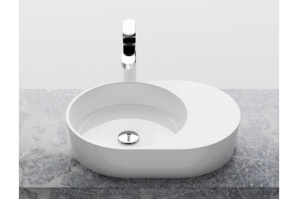 Раковина Ravak Moon 2S овальная, цвет белый, на столешницу