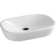 Раковина Ravak Ceramic 600 O овальная, цвет белый, на столешницу