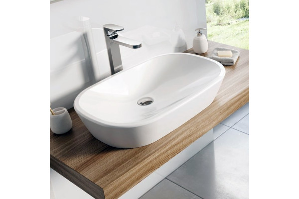 Раковина Ravak Ceramic 600 O овальная, цвет белый, на столешницу