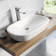 Раковина Ravak Ceramic 600 O овальная, цвет белый, на столешницу