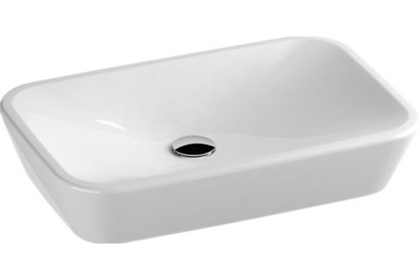 Раковина Ravak Ceramic 600 R прямоугольная, цвет белый, на столешницу