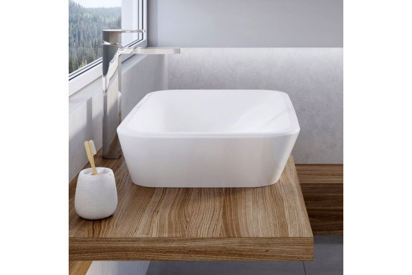 Раковина Ravak Ceramic 600 R прямоугольная, цвет белый, на столешницу