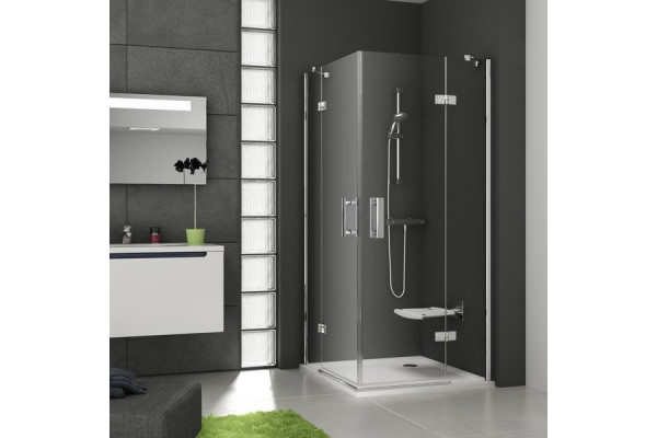 Душевой уголок Ravak SMSRV4 80х80 Transparent, профиль хром, квадратный, двери распашные