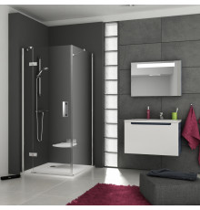 Душевой уголок Ravak SMSD2 90х90 B L Transparent, профиль хром, двери распашные, стекло прозрачное