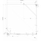 Душевой уголок Ravak SMSD2 90х90 B L Transparent, профиль хром, двери распашные, стекло прозрачное