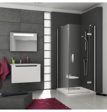 Душевой уголок Ravak SMSD2 100х90 B R Transparent, профиль хром, двери распашные, стекло прозрачное