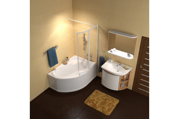Термостат Ravak Termo 100 TE 022.00/150 для ванны с душем, термостат, хром