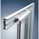 Душевая дверь в нишу Ravak ASDP3-130 00VJ01R211 Pearl, профиль белый, раздвижная, стекло рифленое