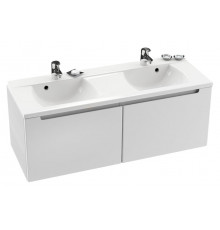 Тумба для комплекта Ravak Classic 130 белая с ящиками, подвесная