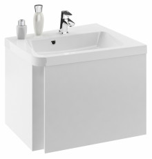 Тумба с раковиной Ravak SD 10° 65 белая R, угловая, правая