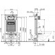 Система инсталляции для унитазов Ravak G II X01703 цвет красный, 51x12.5x112 см