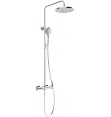 Душевая стойка Ravak DS 091.00 хром, штанга 127 см, шланг пластиковый 150 см