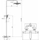 Душевая стойка Ravak Termo 300 TE 092.01/150 хром, штанга 158 см