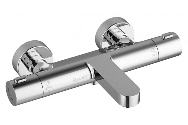 Термостат Ravak Termo 300 TE 023.00/150 для ванны с душем, термостат, хром