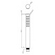Душевая лейка Ravak Chrome 957.00 хром, 1 режим