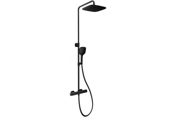 Душевая стойка Ravak 10° Free TD F 091.20/150 цвет черный, штанга 133.5 см