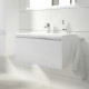Тумба для комплекта Ravak Clear 80 белая подвесная, с ящиками