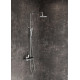Душевая стойка Ravak Termo X070162 хром, черный, штанга 125.3 см, 3 режима