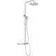 Душевая стойка Ravak Termo X070161 хром, белый, штанга 125.3 см, 3 режима