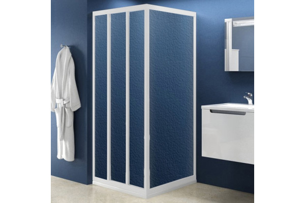 Душевая перегородка Ravak PSS-75 Pearl, профиль белый, стекло рифленое