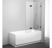 Шторка на ванну Ravak BVS2-100 R Transparent, фурнитура хром, распашная, стекло прозрачное