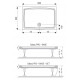 Поддон для душа Ravak Gigant Pro 100х80 Flat прямоугольный, низкий