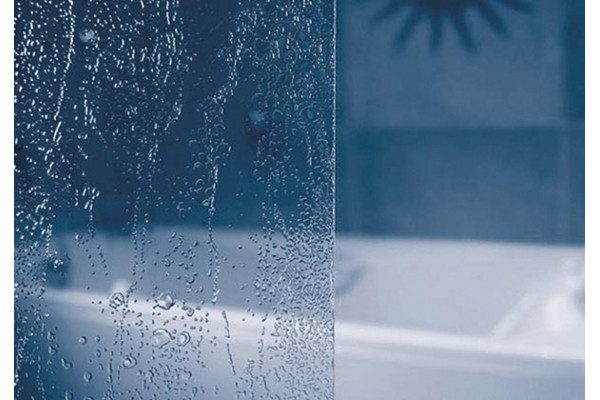 Шторка на ванну Ravak VSK2 Rosa 170 L Rain складная, стекло рифленое