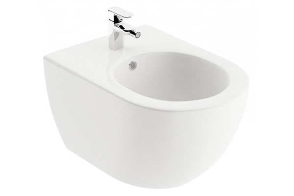 Биде подвесное Ravak Uni Chrome цвет белый, овальное, 35.5x51 см
