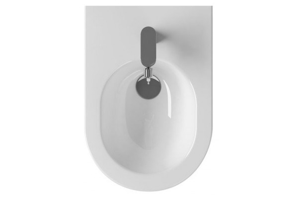 Биде подвесное Ravak Uni Chrome цвет белый, овальное, 35.5x51 см