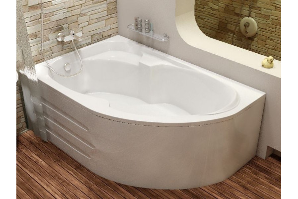 Акриловая ванна Relisan Sofi 160х100 L асимметричная, пристенная, объем 280 л.