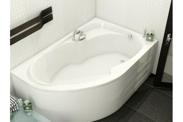 Акриловая ванна Relisan Sofi 170х105 R асимметричная, пристенная, объем 300 л.