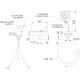 Смеситель на борт ванны Remer Dream D07UF однорычажный, хром