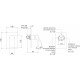 Смеситель для душа Remer Absolute AU30 С ВНУТРЕННЕЙ ЧАСТЬЮ однорычажный, хром