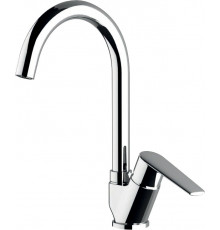 Смеситель для кухни Remer Vanity V42B однорычажный, хром, высота излива 20.7 см