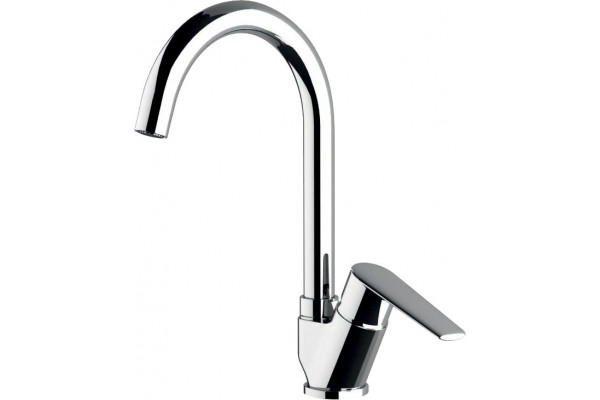 Смеситель для кухни Remer Vanity V42B однорычажный, хром, высота излива 20.7 см