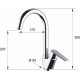 Смеситель для кухни Remer Vanity V42B однорычажный, хром, высота излива 20.7 см