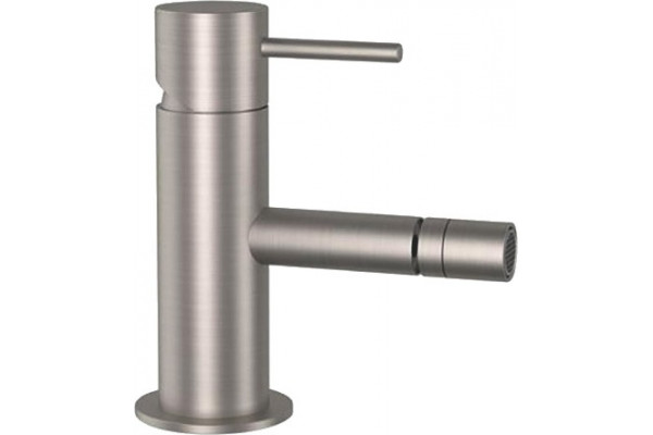 Смеситель для биде Remer X Style Inox SSX20B с донным клапаном click-clack, однорычажный, сталь