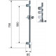 Душевая штанга Remer 317G хром, 70 см