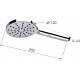 Душевая лейка Remer 318MPX хром, штанга 25 см, 4 режима