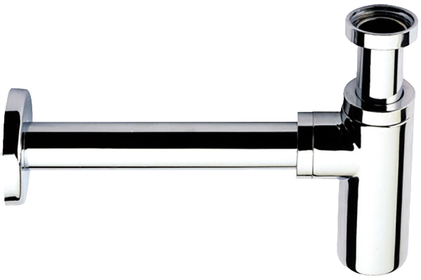 Сифон для раковины Remer 958L хром, выпуск боковой