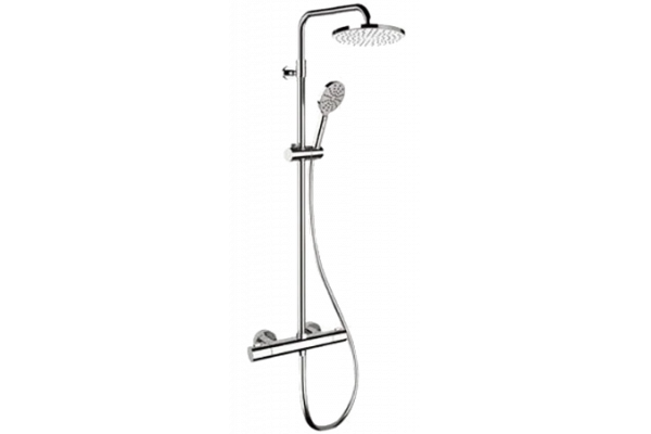 Душевая стойка Remer Elegance EQ32A8MPMD20 хром, штанга 161 см