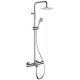 Душевая стойка Remer Elegance EQ34A8MPUFM25G хром, штанга 161 см
