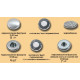 Комплект гидромассаж + аэромассаж Riho Virgo Yan Pool Master HM AM с пневмоуправлением, хром/плоская форсунка