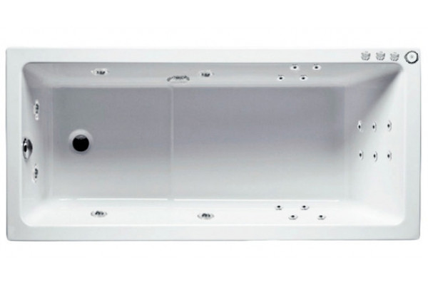 Гидромассаж Riho Lusso Plus Pool W-pool HM mix с электроуправлением, золото/хром