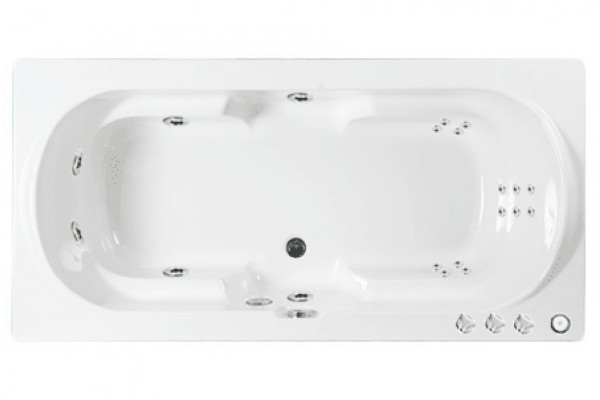 Гидромассаж Riho Montreal Yan Pool W-pool HM с электроуправлением, белый