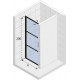 Душевая дверь в нишу Riho Grid GB101 90 см распашная, стекло прозрачное