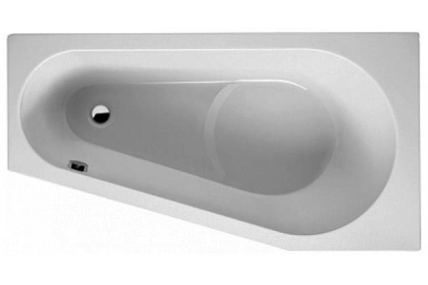 Акриловая ванна Riho Delta 150 L пристенная, асимметричная, объем 190 л.